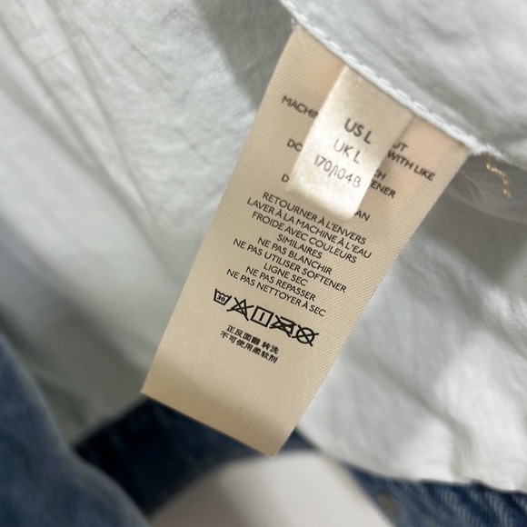 Free People denim jacket we the free size L excellent condition. - Picture 3 of 8